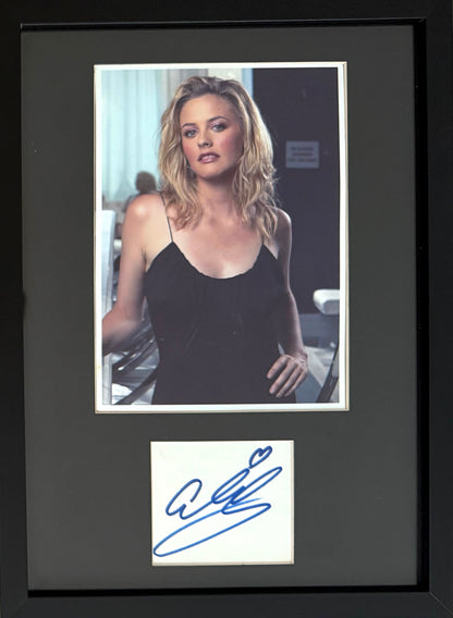 Alicia Silverstone, American Actress, Hand Signed Card, Photo Presentation & COA