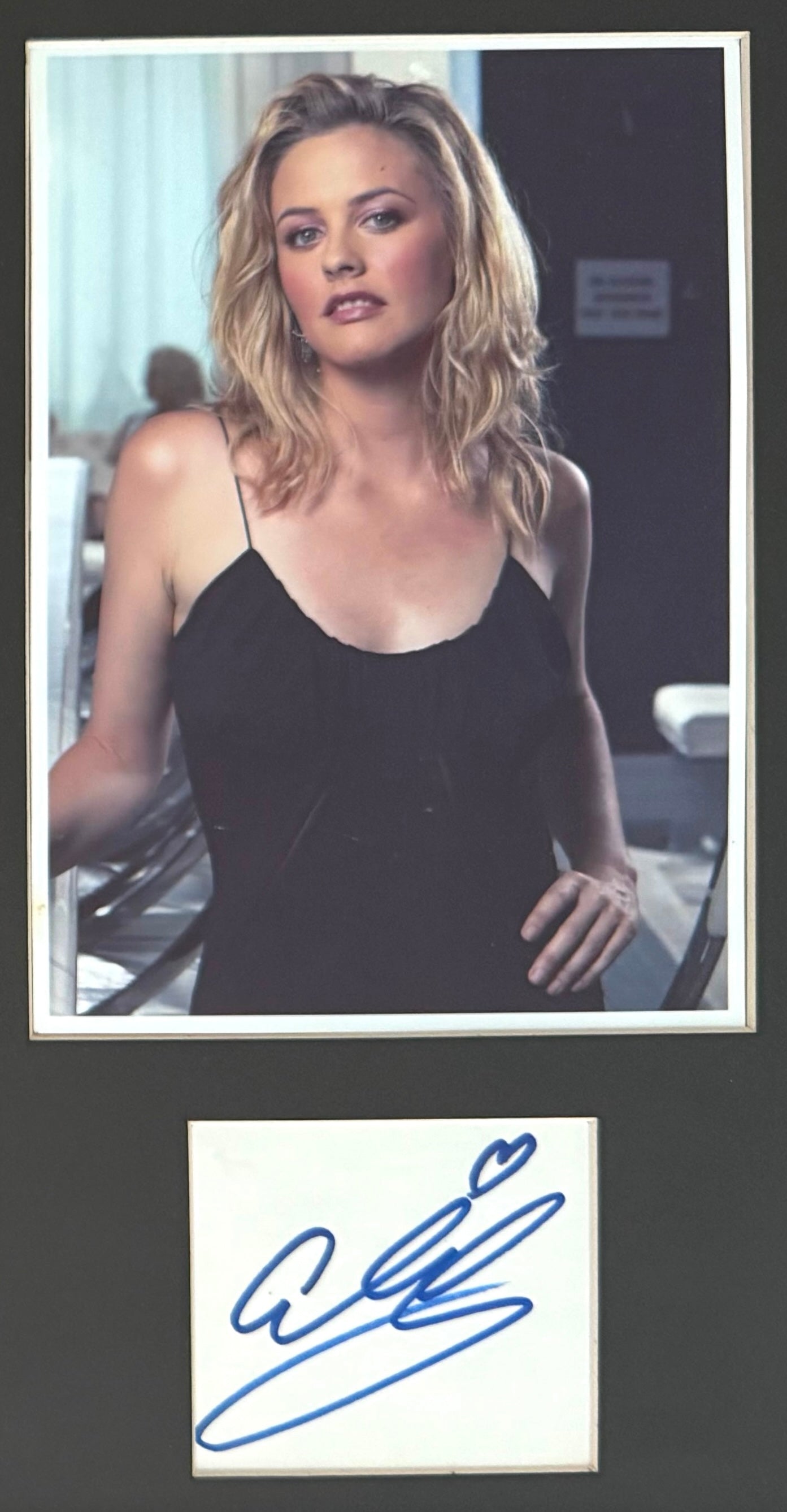 Alicia Silverstone, American Actress, Hand Signed Card, Photo Presentation & COA