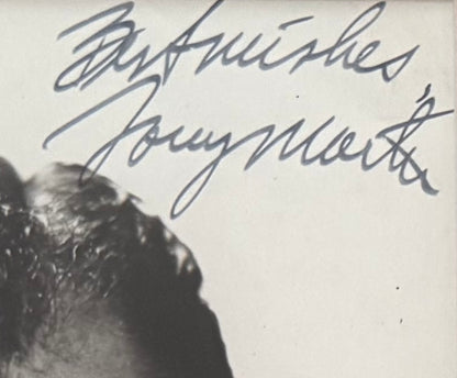 Tony Martin, U.S. Actor, Singer, Guaranteed Hand Signed Framed Publicity Photo With COA