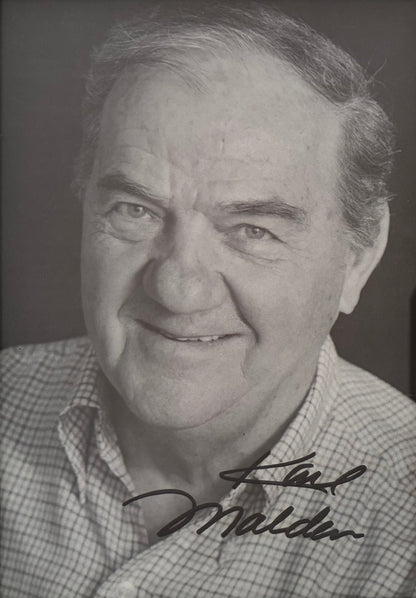 Karl Malden, Oscar Winning Actor, Hand Signed Framed, Mounted Original Publicity Photo & COA