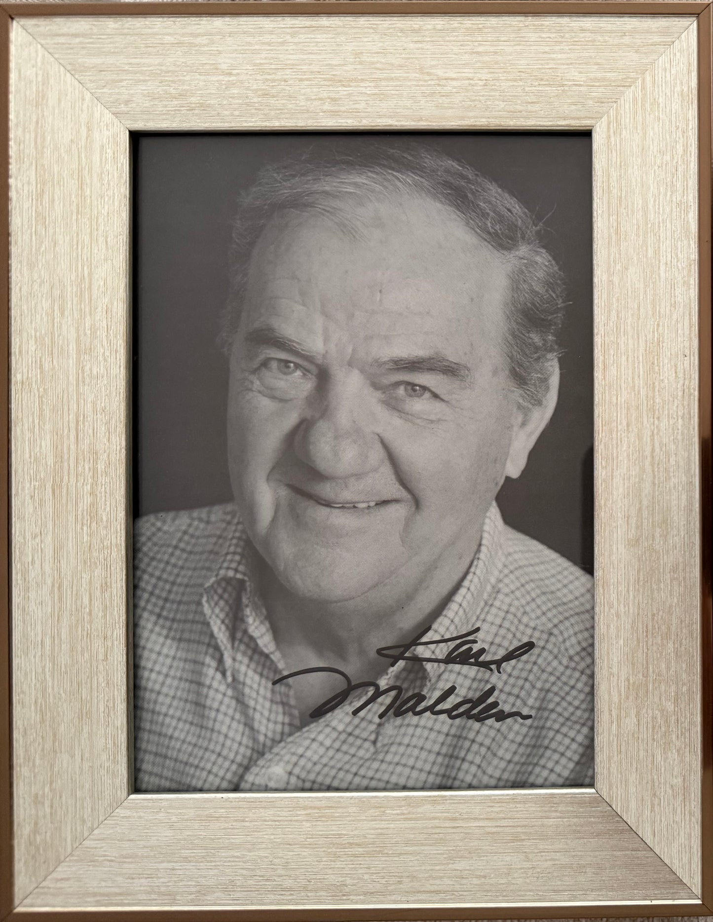 Karl Malden, Oscar Winning Actor, Hand Signed Framed, Mounted Original Publicity Photo & COA