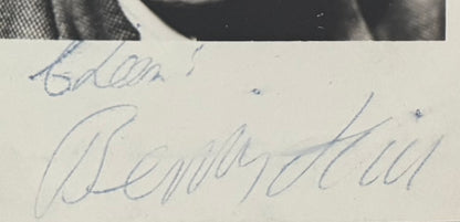 Benny Hill, Guaranteed Hand Signed Framed Publicity Photo With COA