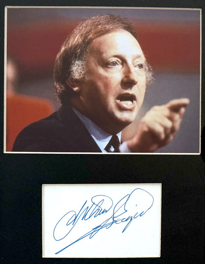 Arthur Scargill, Former National Union of Mineworkers Leader Hand Signed Card Presentation & COA
