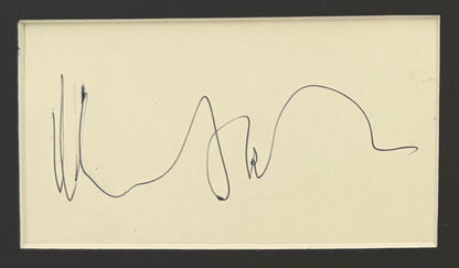 Michael Heseltine Former British Minster Hand Signed Card & Photo Presentation & COA