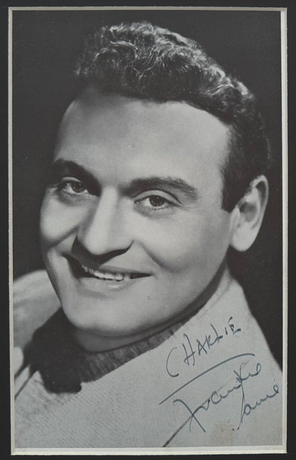 Frankie Laine, U.S. Singer, Songwriter, Guaranteed Hand Signed Framed Publicity Photo With COA