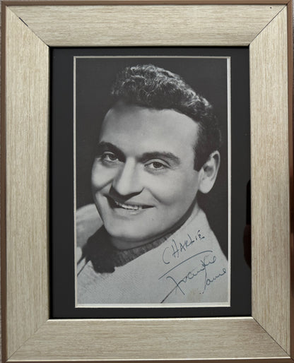Frankie Laine, U.S. Singer, Songwriter, Guaranteed Hand Signed Framed Publicity Photo With COA