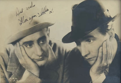 Flanagan And Allen Guaranteed Hand Signed Framed Original Photocard With COA