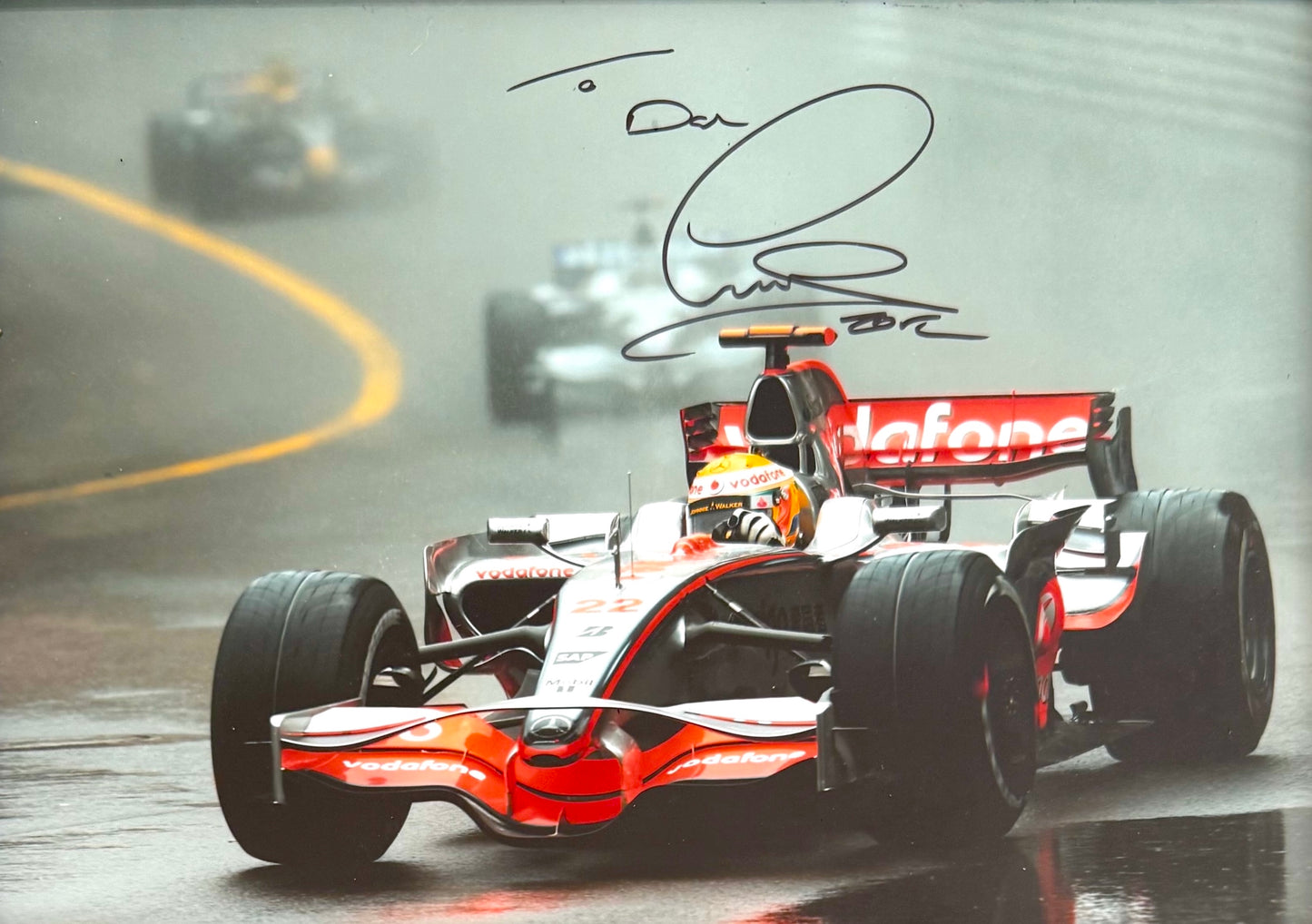 Lewis Hamilton, F1 Mercedes McLaren Legend, Hand Signed Photo & COA
