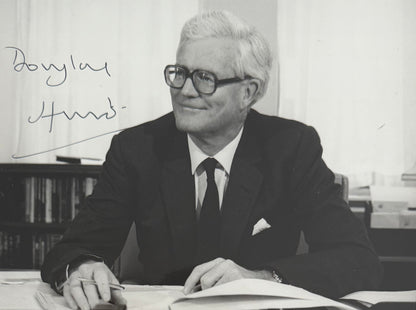 Douglas Hurd, Former British Minister, Hand Signed Photo with COA