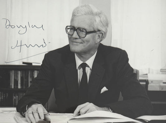 Douglas Hurd, Former British Minister, Hand Signed Photo with COA