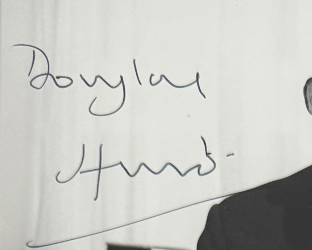 Douglas Hurd, Former British Minister, Hand Signed Photo with COA