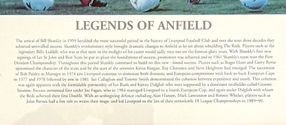 Liverpool FC Super Rare Multi-Hand Signed Ltd. Edition Presentation (100cm x 75cm) With COA