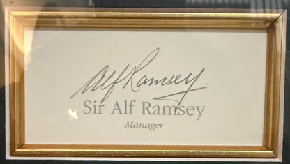 England 1966 SUPER RARE Full Team (11) + Ramsey, Hand Signed Photo Presentation & COA