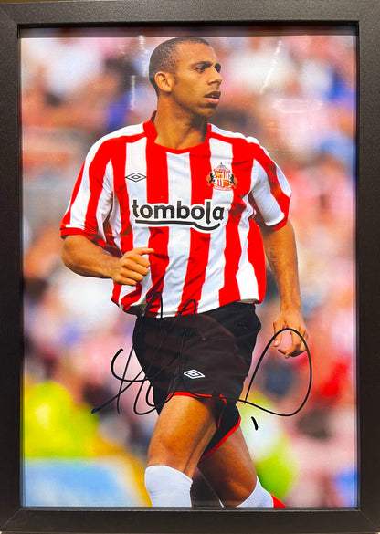 ANTON FERDINAND SUNDERLAND HAND SIGNED FRAMED PHOTO WITH COA