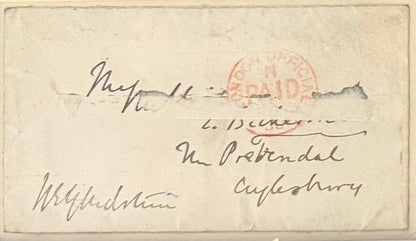 William Gladstone, Former British Prime Minister, Hand Signed Envelope Presentation & AFTAL COA