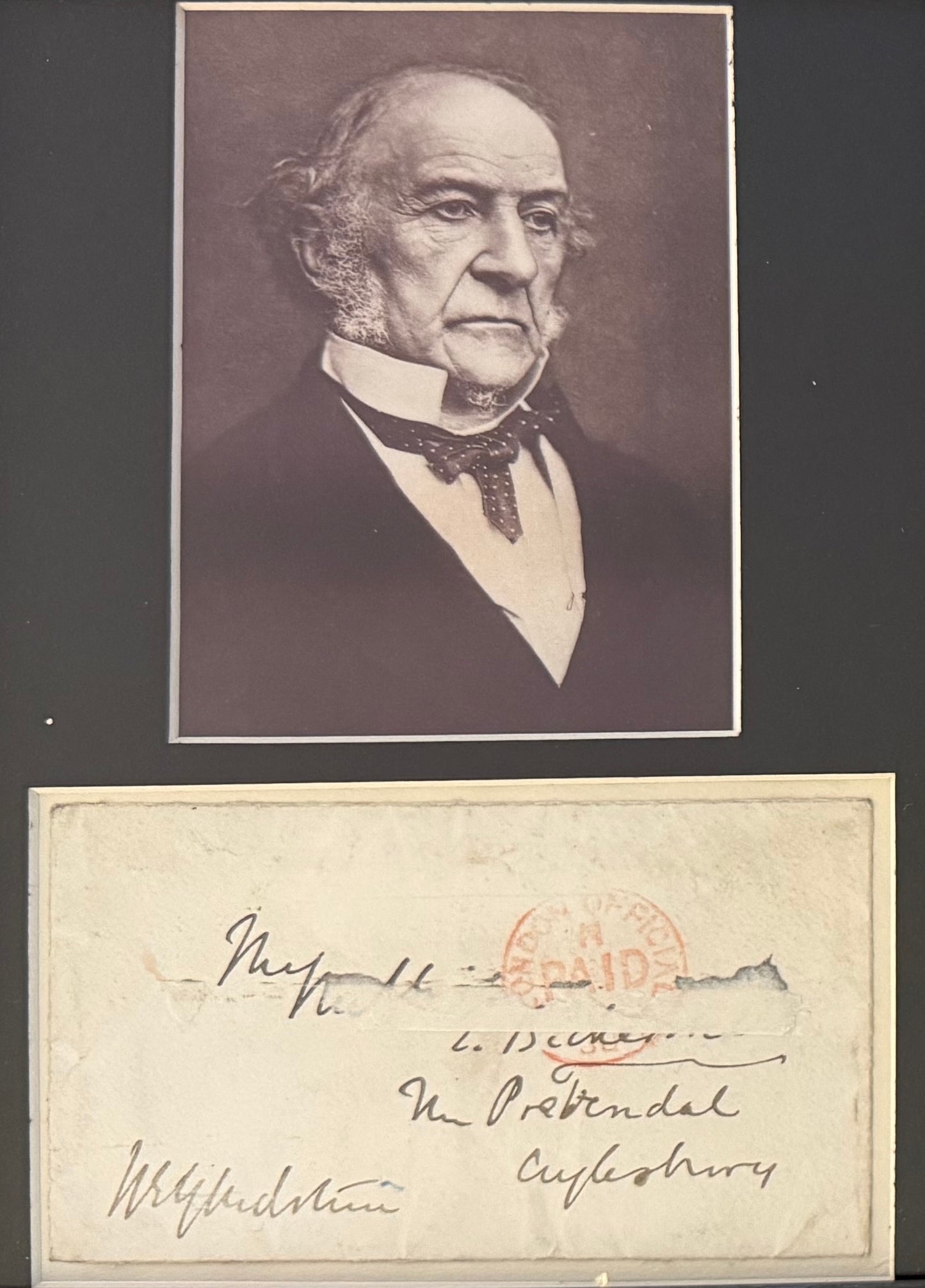 William Gladstone, Former British Prime Minister, Hand Signed Envelope Presentation & AFTAL COA