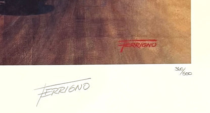 Jody Scheckter, Ferrari F1 World Champion, Hand Signed Ltd Edition Print & COA