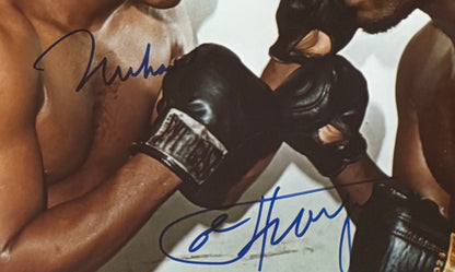 Muhammad Ali, 'The Greatest', & 'Smokin' Joe Frazier, Hand Signed Mounted Photo Presentation & COA