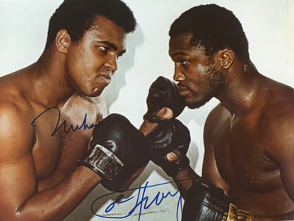 Muhammad Ali, 'The Greatest', & 'Smokin' Joe Frazier, Hand Signed Mounted Photo Presentation & COA