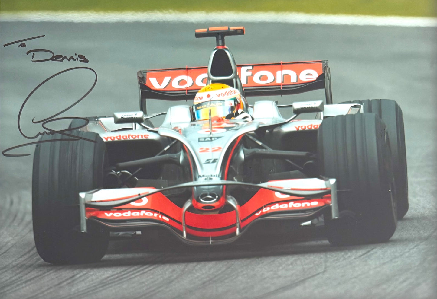 Lewis Hamilton, F1 Mercedes McLaren Legend, Hand Signed Photo & COA