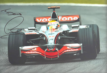 Lewis Hamilton, F1 Mercedes McLaren Legend, Hand Signed Photo & COA