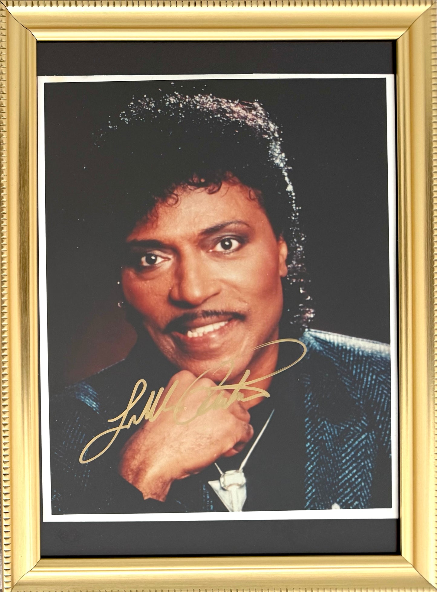 Little Richard, Singer, Songwriter, Rock and Roll Star, Hand Signed Framed Photo & COA