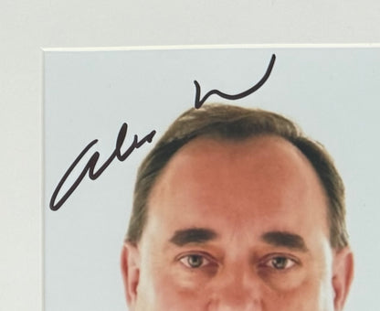 Alex Salmond, Former Scottish First Minister Hand Signed Photo With COA