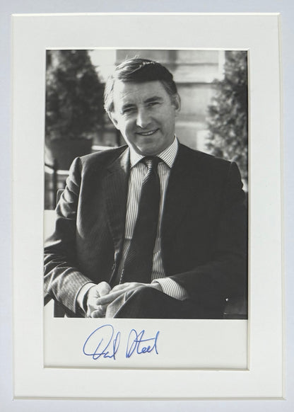 David Steel, Former Liberal Party Leader, Hand Signed Official Photo With COA