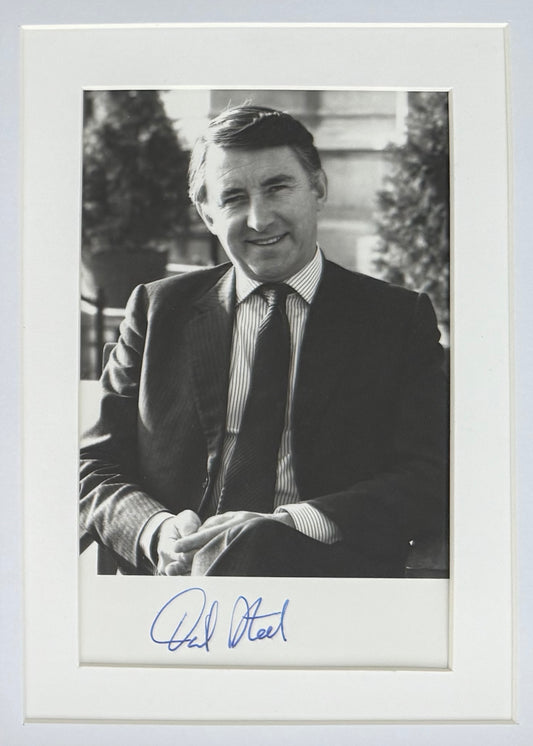 David Steel, Former Liberal Party Leader, Hand Signed Official Photo With COA