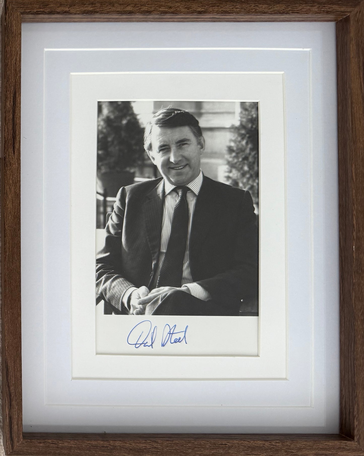 David Steel, Former Liberal Party Leader, Hand Signed Official Photo With COA
