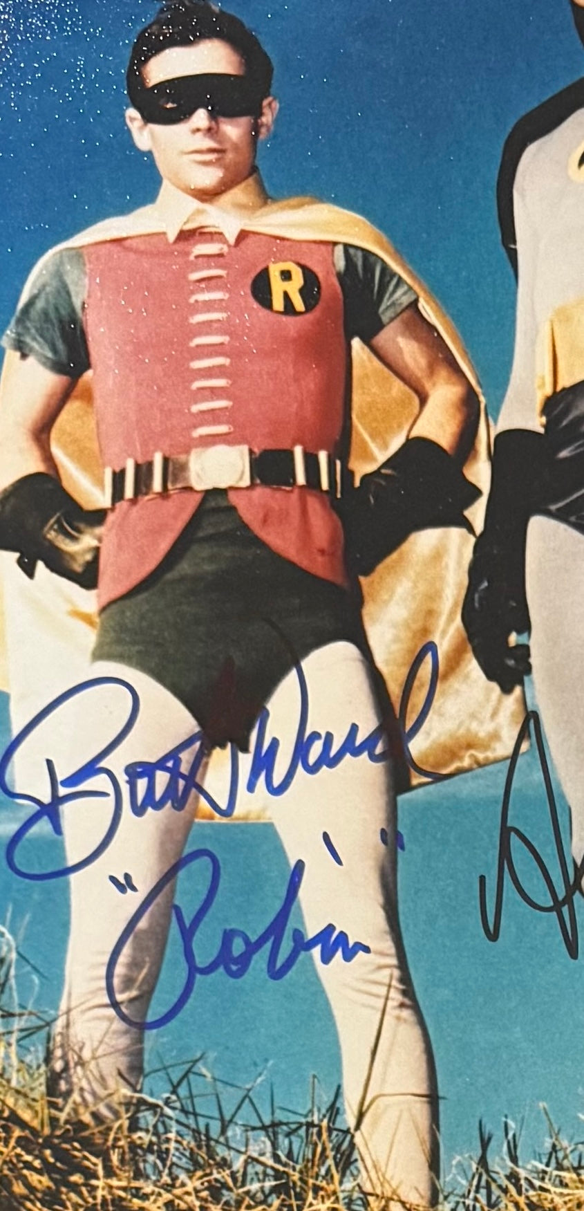 Adam West, Burt Ward, Guaranteed Hand Signed Mounted 'Batman' Presentation & COA