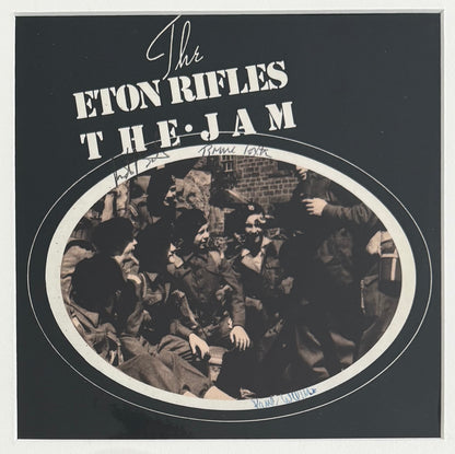 The Jam 'The Eton Rifles' Fully Band Hand Signed Single & COA