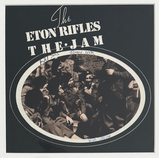 The Jam 'The Eton Rifles' Fully Band Hand Signed Single & COA