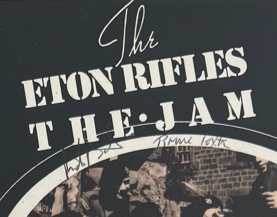 The Jam 'The Eton Rifles' Fully Band Hand Signed Single & COA