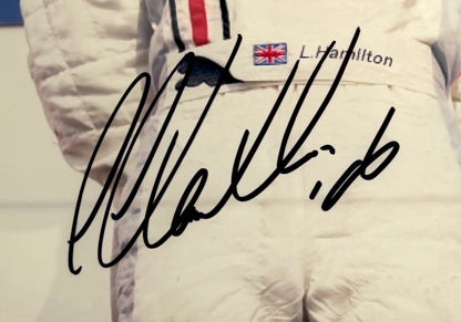 Lewis Hamilton, F1 Mercedes McLaren Legend, Hand Signed Photo & COA