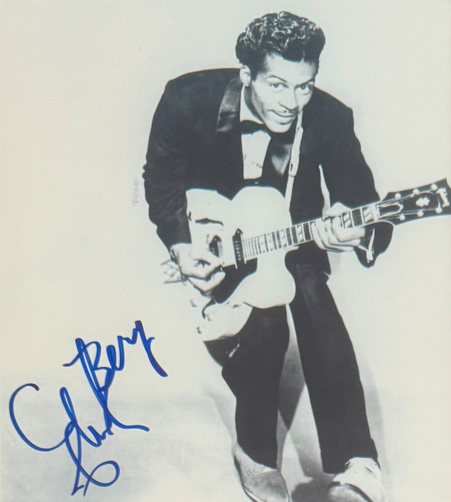 Chuck Berry, Singer, Songwriter, Rock and Roll Star, Hand Signed Framed Photo & COA