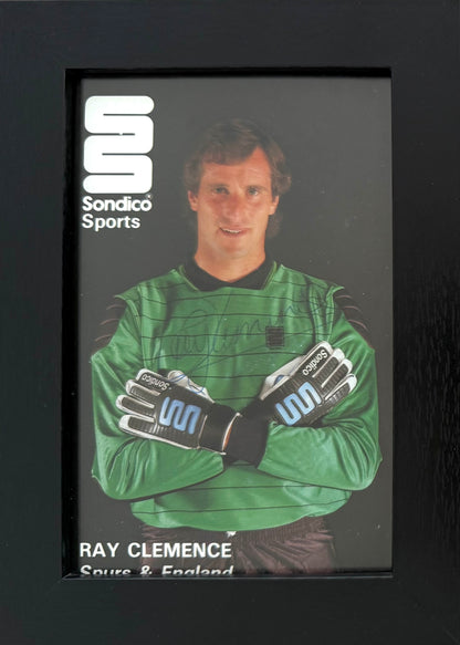 Ray Clemence, Liverpool, Spurs Legend, Hand Signed Publicity Card With COA