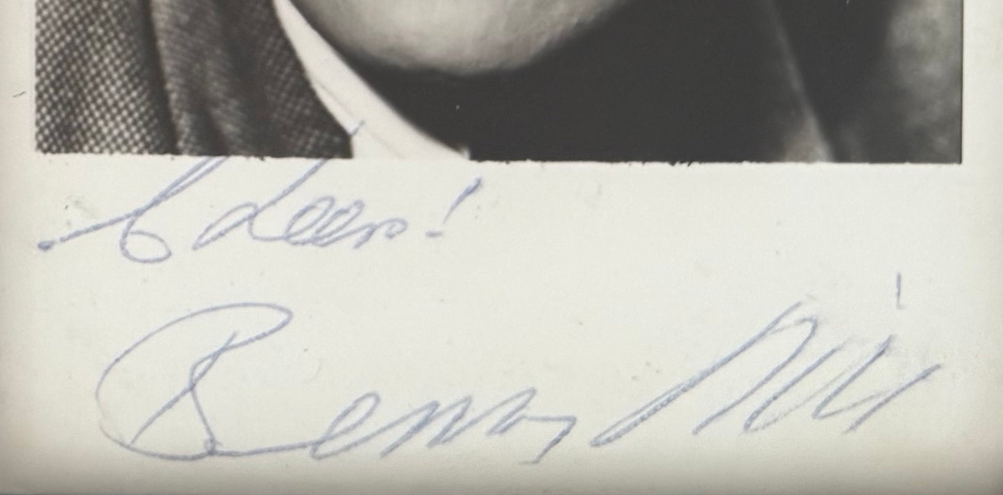 Benny Hill, Guaranteed Hand Signed Framed Publicity Photo With COA