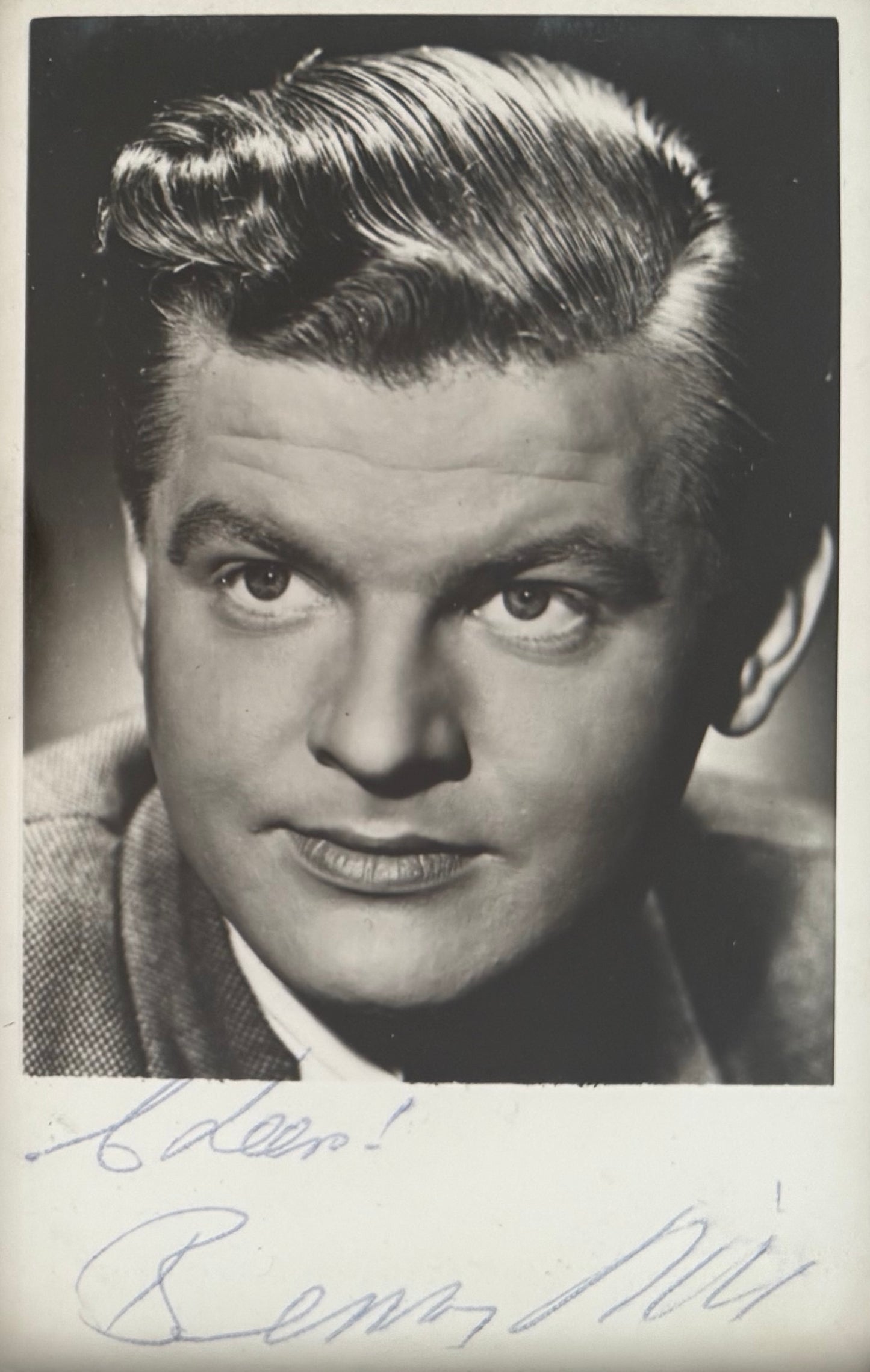 Benny Hill, Guaranteed Hand Signed Framed Publicity Photo With COA