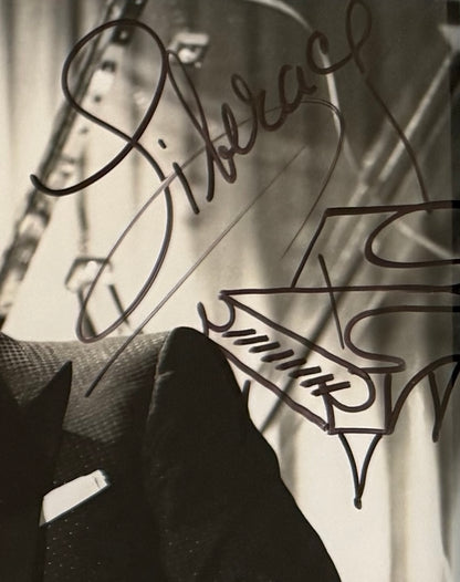 Liberace, Singer, Actor, Pianist, Hand Signed Framed 25cm x 20cm Photo COA