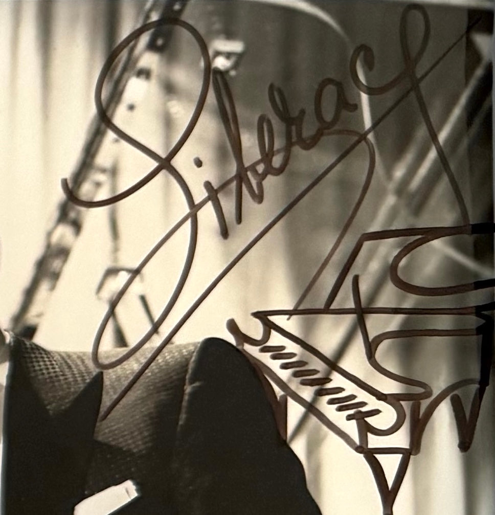 Liberace, Singer, Actor, Pianist, Hand Signed Framed 25cm x 20cm Photo COA