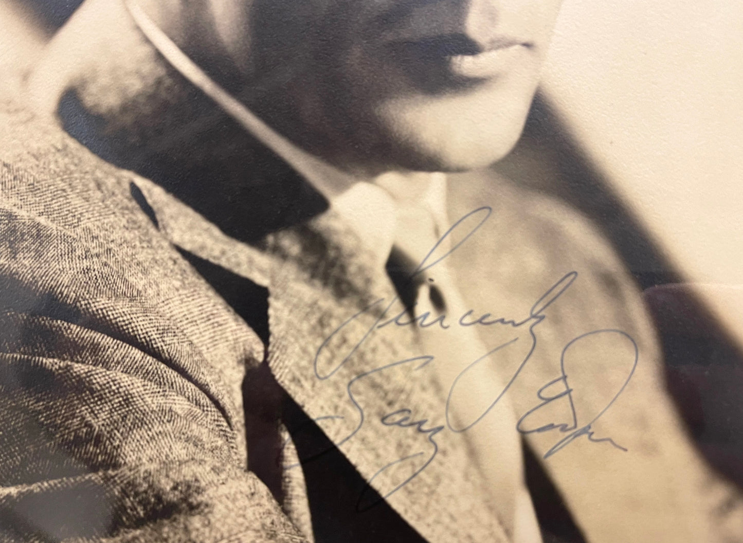 GARY COOPER GUARANTEED HAND SIGNED PHOTO WITH COA