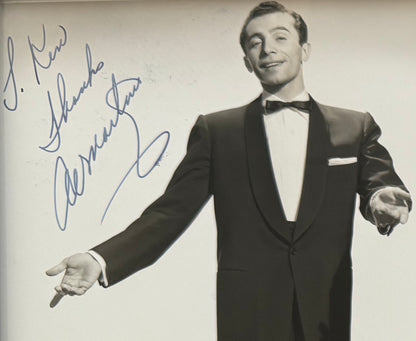 Al Martino Hand Signed Framed 25cm x 20cm Photo Presentation & COA
