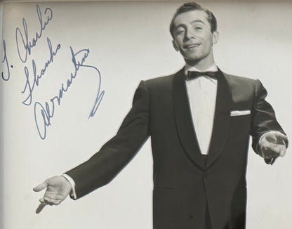 Al Martino Hand Signed Framed 25cm x 20cm Photo Presentation & COA