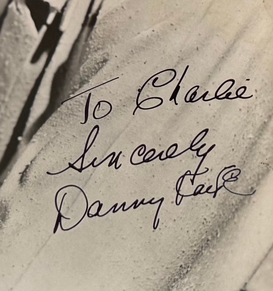 Danny Kaye Hand Signed Framed 25cm x 20cm Photo Presentation & COA