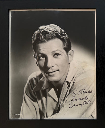 Danny Kaye Hand Signed Framed 25cm x 20cm Photo Presentation & COA