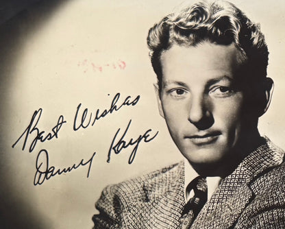 Danny Kaye Hand Signed Framed 25cm x 20cm Photo Presentation & COA
