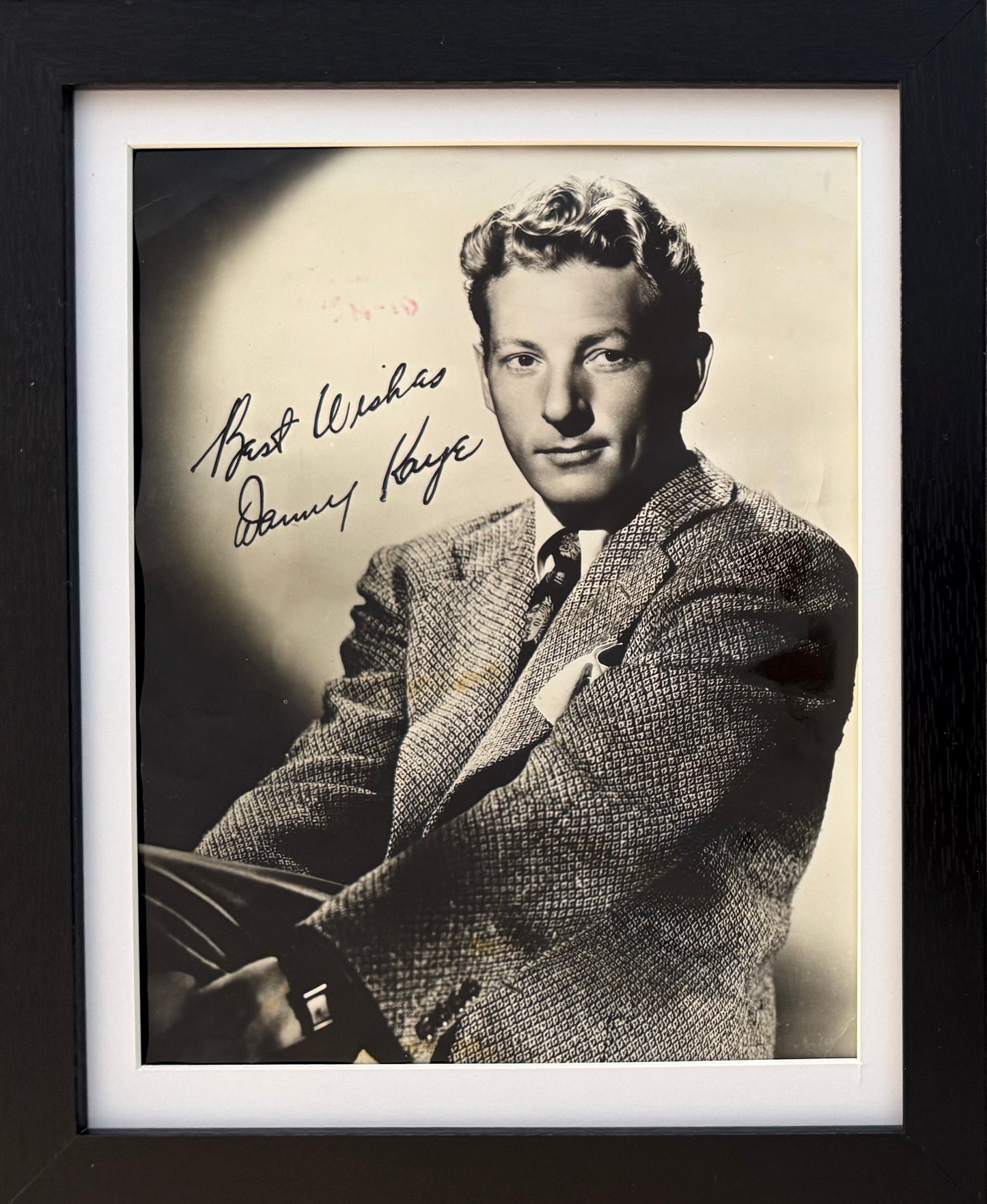Danny Kaye Hand Signed Framed 25cm x 20cm Photo Presentation & COA