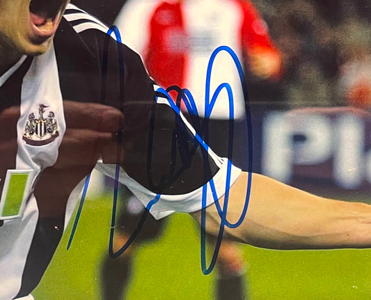 CRAIG BELLAMY NEWCASTLE UNITED HAND SIGNED PHOTO WITH COA