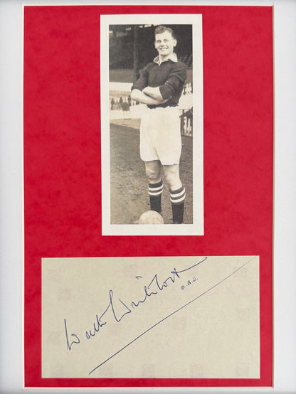 Walter Winterburn, Hand Signed Card with Photo Presentation & COA
